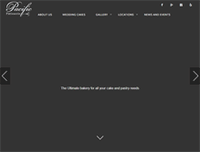 Tablet Screenshot of pacificpatisserie.com